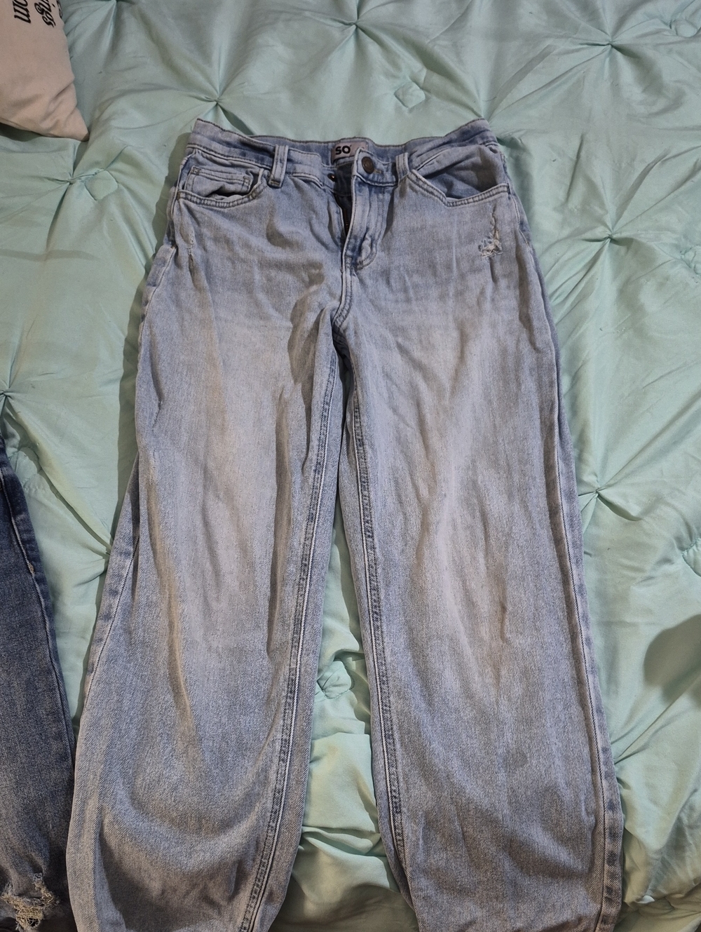 SO Light Blue Boyfriend Jeans